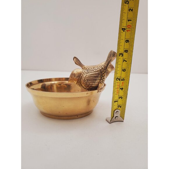 Vintage 1950s / BRASS SOAP DISH / Solid Brass Soap Holder Soap Dispenser Vintage - Picture 10 of 10